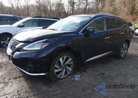 2020 Nissan Murano Sl Intelligent Awd z USA, uszkodzony, nr VIN 5N1AZ2CS1LN124817